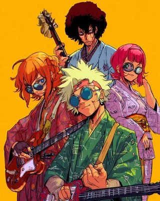 Midjourney SREF 241 Neon Rebellion Squad — sample image 3