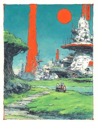 Midjourney SREF 2435 Crimson Pilgrimage — sample image 2