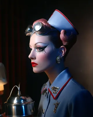 SREF 2468 Retro-Futurism Noir