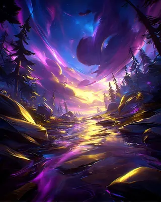 Midjourney SREF 2476 Neon Dreamscape — sample image 4