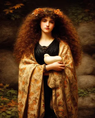 Midjourney SREF 2483 Autumn's Muse — sample image 3