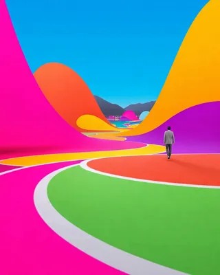 Midjourney SREF 253 Chromatic Dreamscape — sample image 2