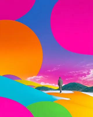 Midjourney SREF 253 Chromatic Dreamscape — sample image 3