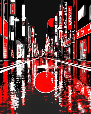 Midjourney SREF 2555 Crimson Reverie — sample image 2