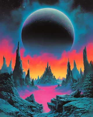 SREF 2621 Neon Cosmos