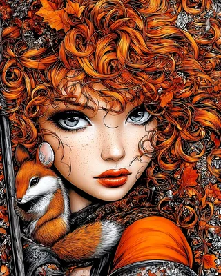 Midjourney SREF 2628 Autumn Enchantress — sample image 3
