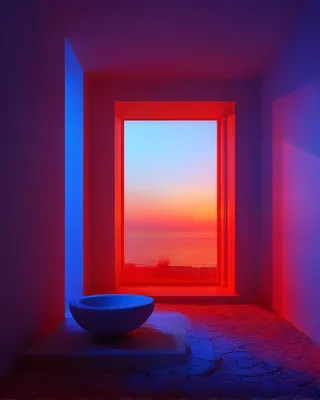 Midjourney SREF 2662 Chromatic Solitude — sample image 3
