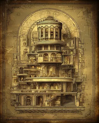 SREF 271 Gilded Architectonics