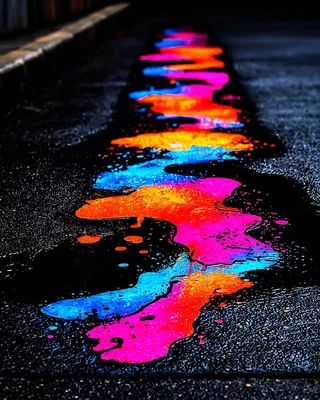 Midjourney SREF 2759 Neon Splatter Dreams — sample image 2