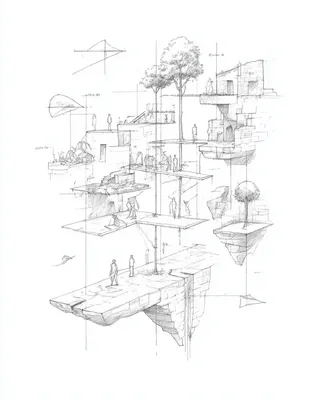 Midjourney SREF 2809 Architectural Dreams — sample image 2