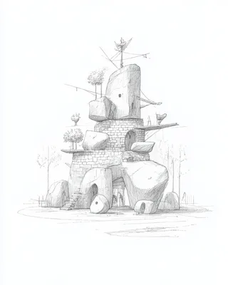 Midjourney SREF 2809 Architectural Dreams — sample image 4
