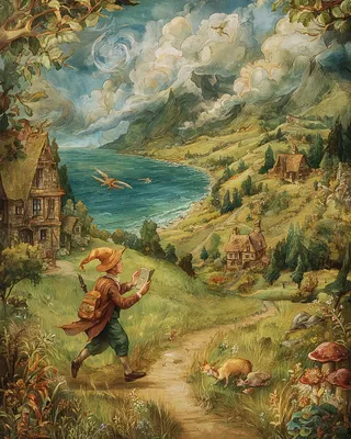 Midjourney SREF 284 Whimsical Wanderers — sample image 4
