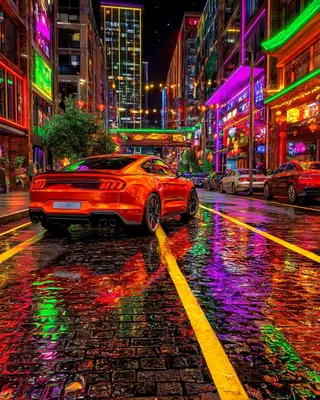 Midjourney SREF 2854 Neon Rebel — sample image 2