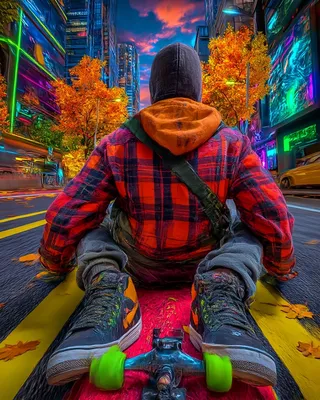Midjourney SREF 2854 Neon Rebel — sample image 3