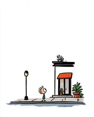 Midjourney SREF 2866 Urban Solitude Sprint — Minimalist Whimsical