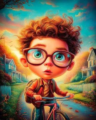 Midjourney SREF 2908 Curious Wanderer — Digital Illustration Whimsical