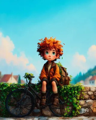 Midjourney SREF 293 Curious Wanderer — Digital Illustration Whimsical