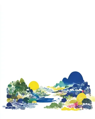 Midjourney SREF 2940 Verdant Harmony — Digital Illustration Serene