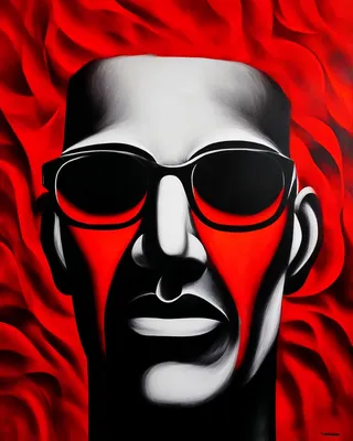 Midjourney SREF 2952 Crimson Masquerade — Pop Art Dramatic