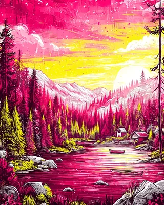 SREF 2962 Neon Dreamscape