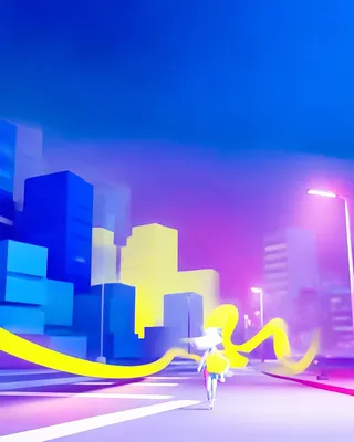 Midjourney SREF 2964 Neon Wanderers — sample image 4