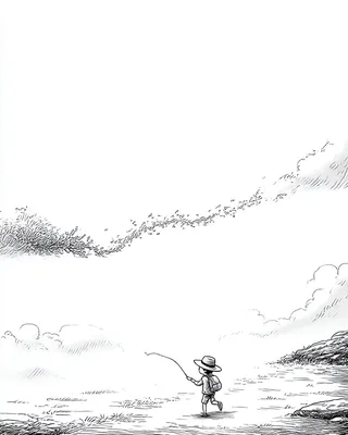 Midjourney SREF 2984 Solitary Wanderers — sample image 2