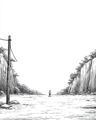 Midjourney SREF 2984 Solitary Wanderers — sample image 3