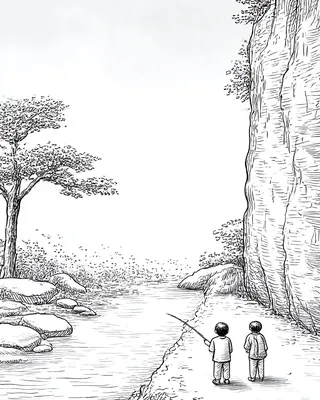 Midjourney SREF 2984 Solitary Wanderers — sample image 4