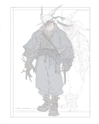 Midjourney SREF 2993 Feral Wanderer — sample image 4