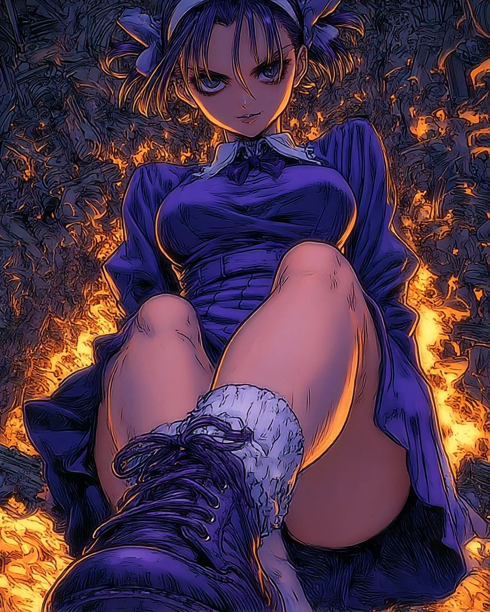 Midjourney SREF 3003 Violet Reverie — sample image 2