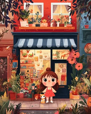 Midjourney SREF 302 Autumn Wonder Tales — Digital Illustration Whimsical
