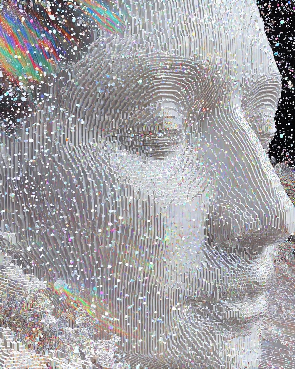 Midjourney SREF 3020 Pixelated Consciousness — sample image 4