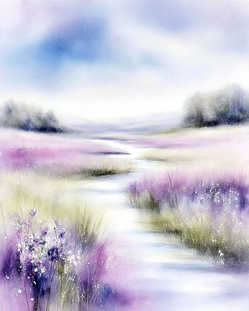 Midjourney SREF 3047 Lavender Dreams — sample image 3