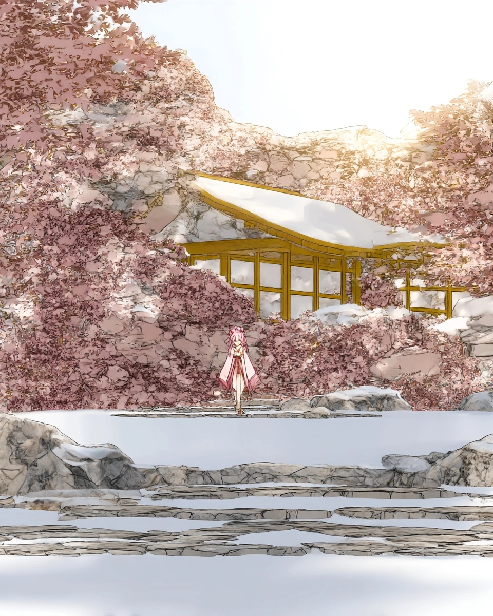 Midjourney SREF 3083 Sakura Sentinel — sample image 3