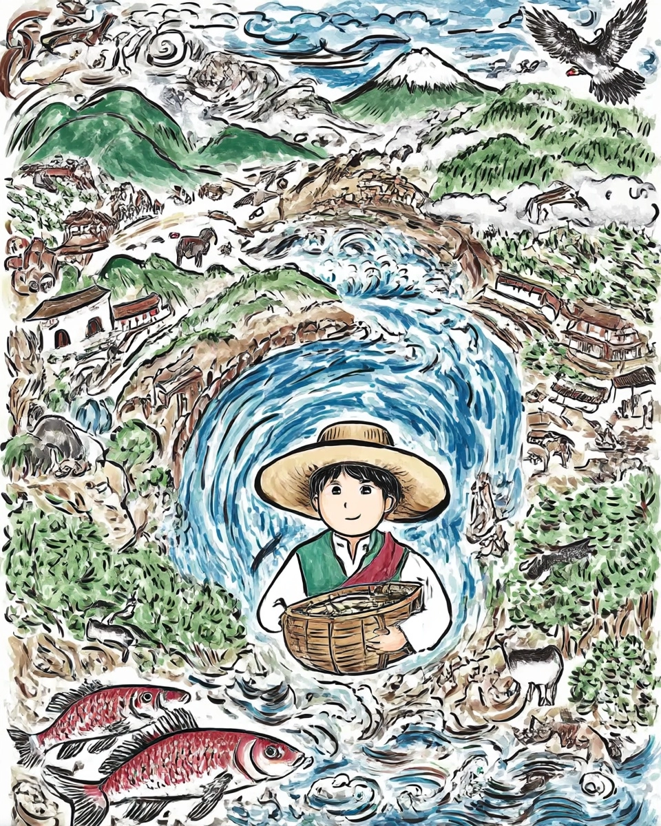 Midjourney SREF 3095 Oriental Dreams — sample image 3
