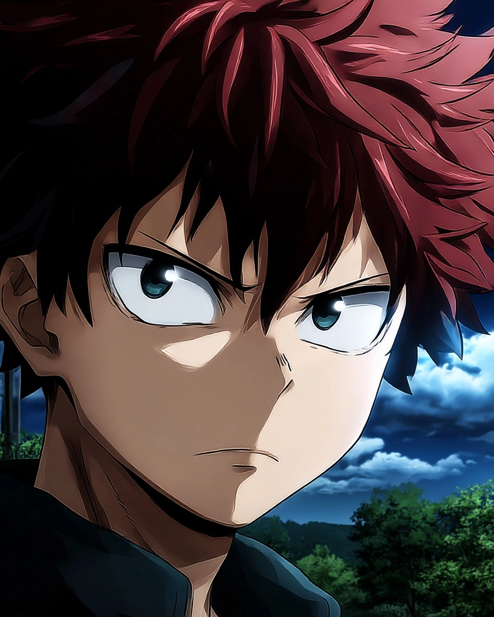 Midjourney SREF 3099 Crimson Resolve — Anime Dramatic