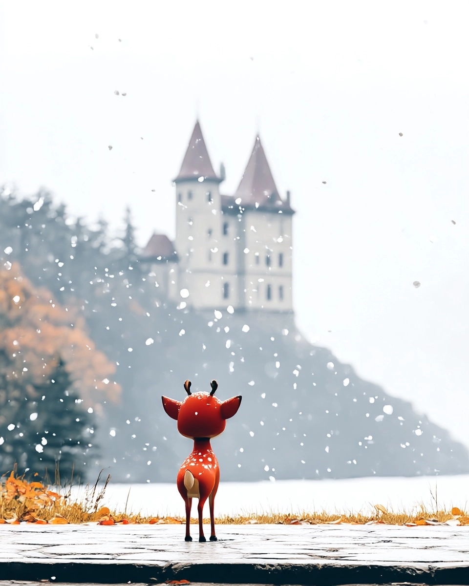 Midjourney SREF 3106 Crimson Wanderer — Whimsical & Storybook Whimsical