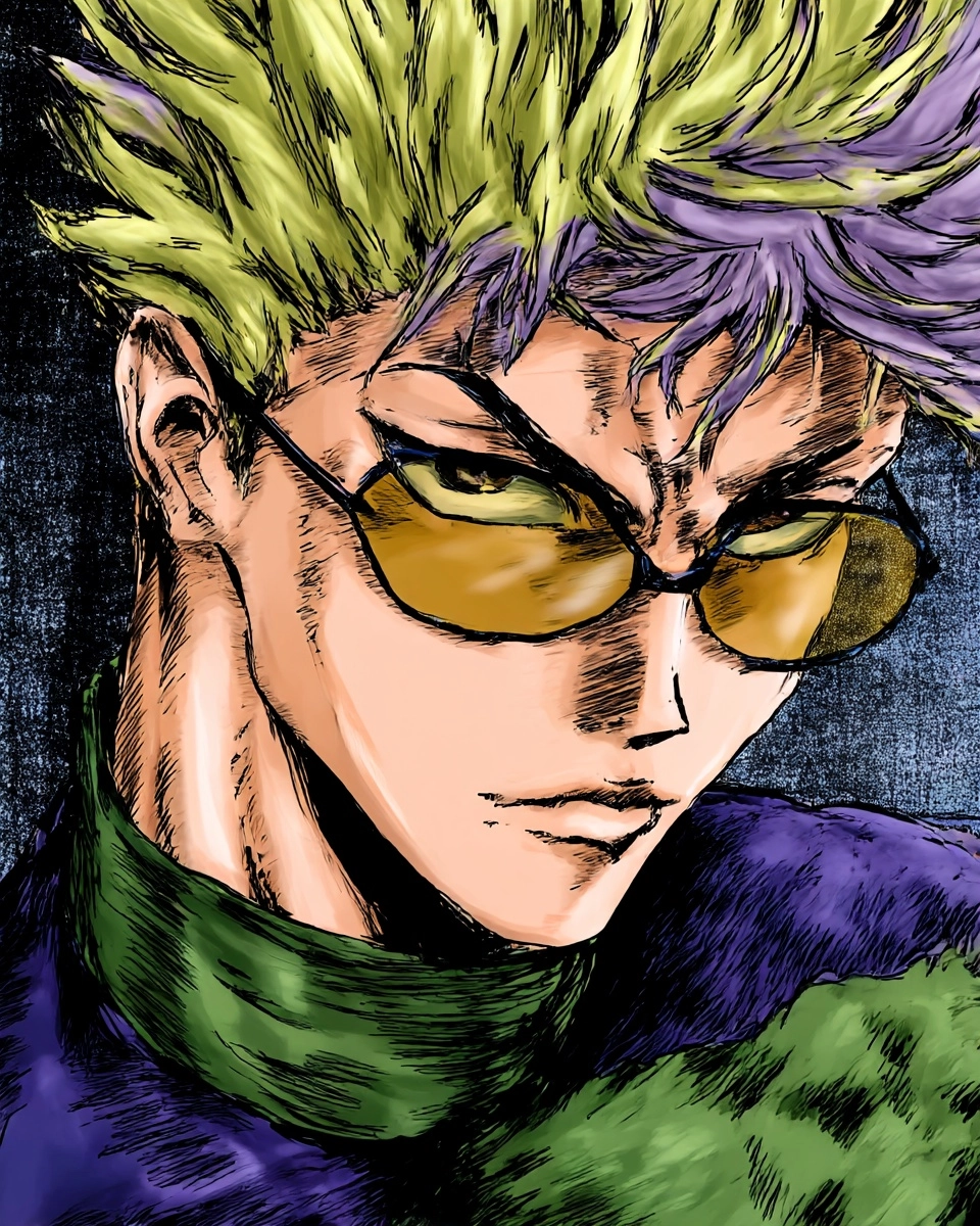 Midjourney SREF 3120 Neon Rebels — Ink & Manga Dramatic