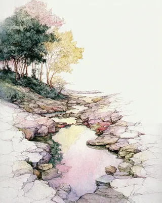 Midjourney SREF 313 Watercolor Reverie — sample image 4