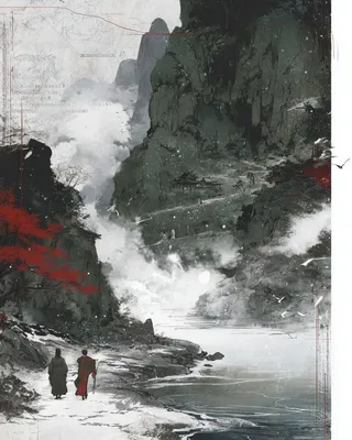 Midjourney SREF 314 Crimson Wanderer — sample image 2