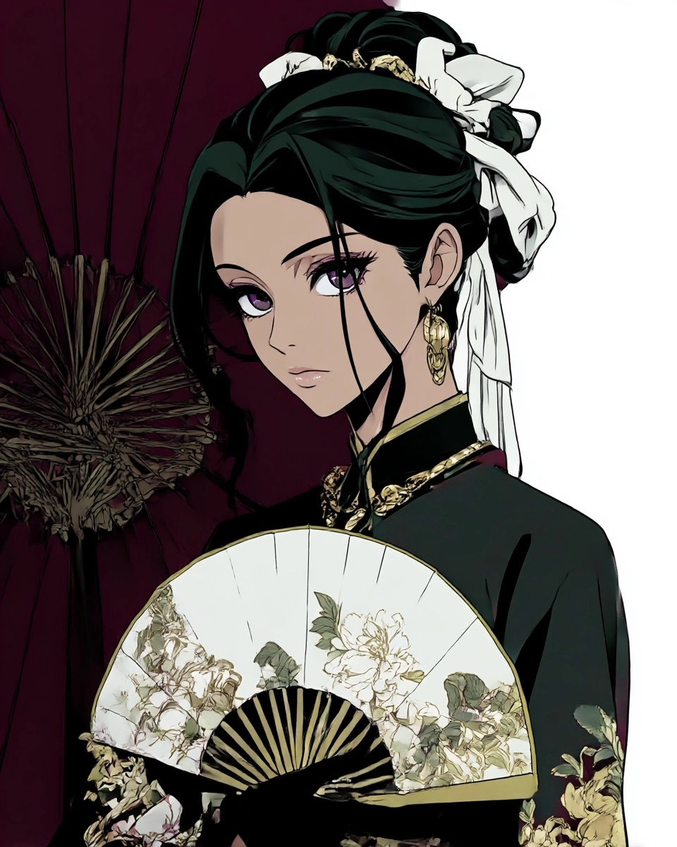 Midjourney SREF 3173 Floral Aristocrats — Anime Elegant