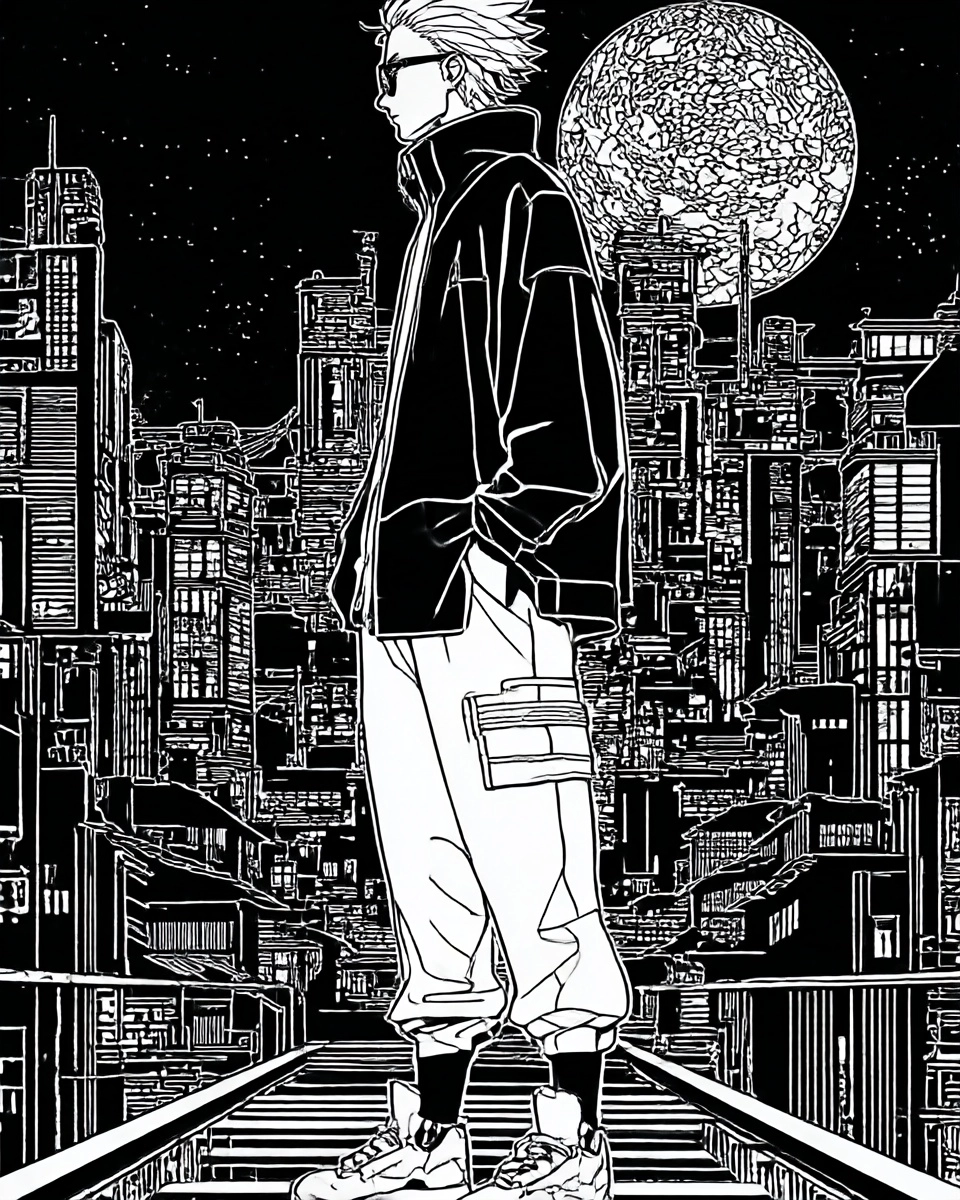 Midjourney SREF 3175 Cyberpunk Sentinel — sample image 4