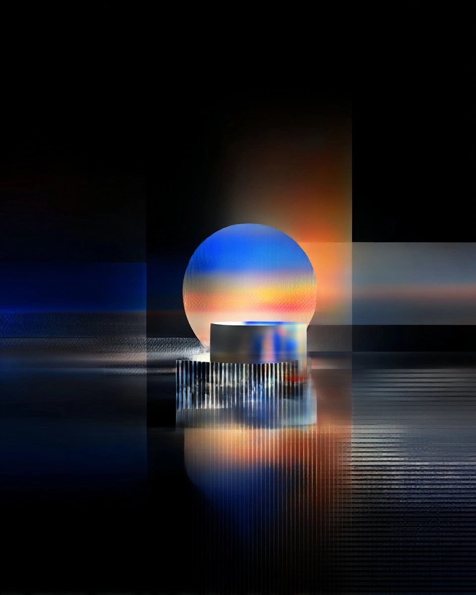 Midjourney SREF 3188 Prismatic Geometries — Digital Illustration Futuristic