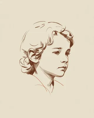 SREF 319 Vintage Portrait Sketches