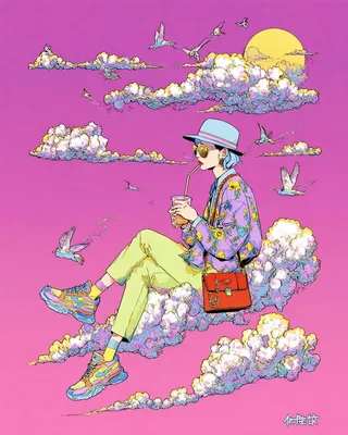 Midjourney SREF 320 Cloud Wanderer — sample image 4