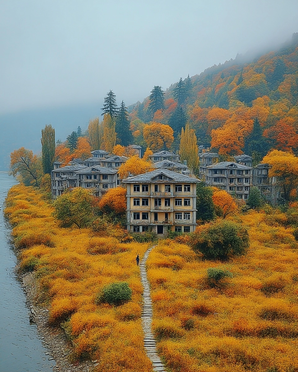 Midjourney SREF 3205 Autumn's Golden Passage — sample image 2