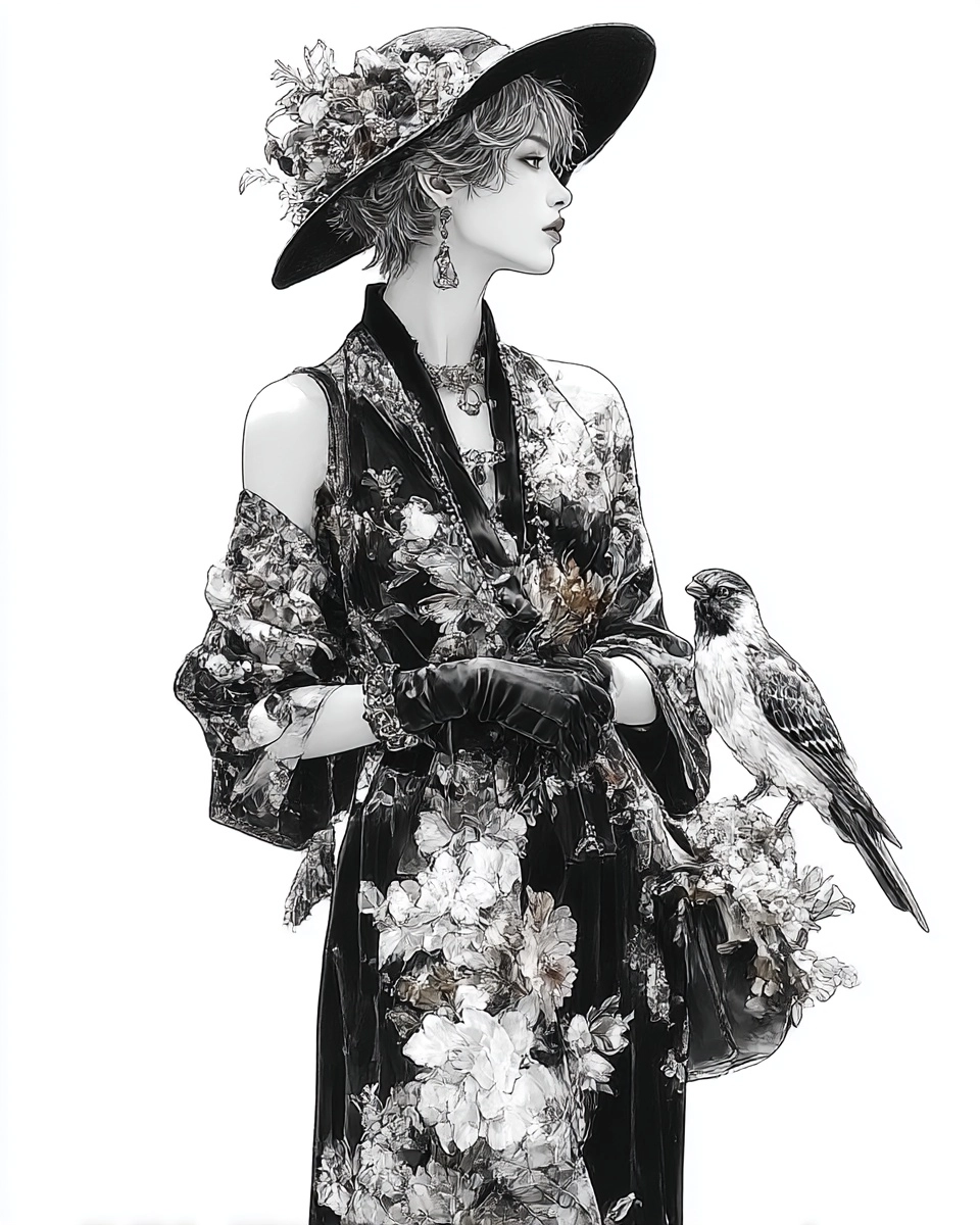 Midjourney SREF 3206 Botanical Elegance — sample image 3