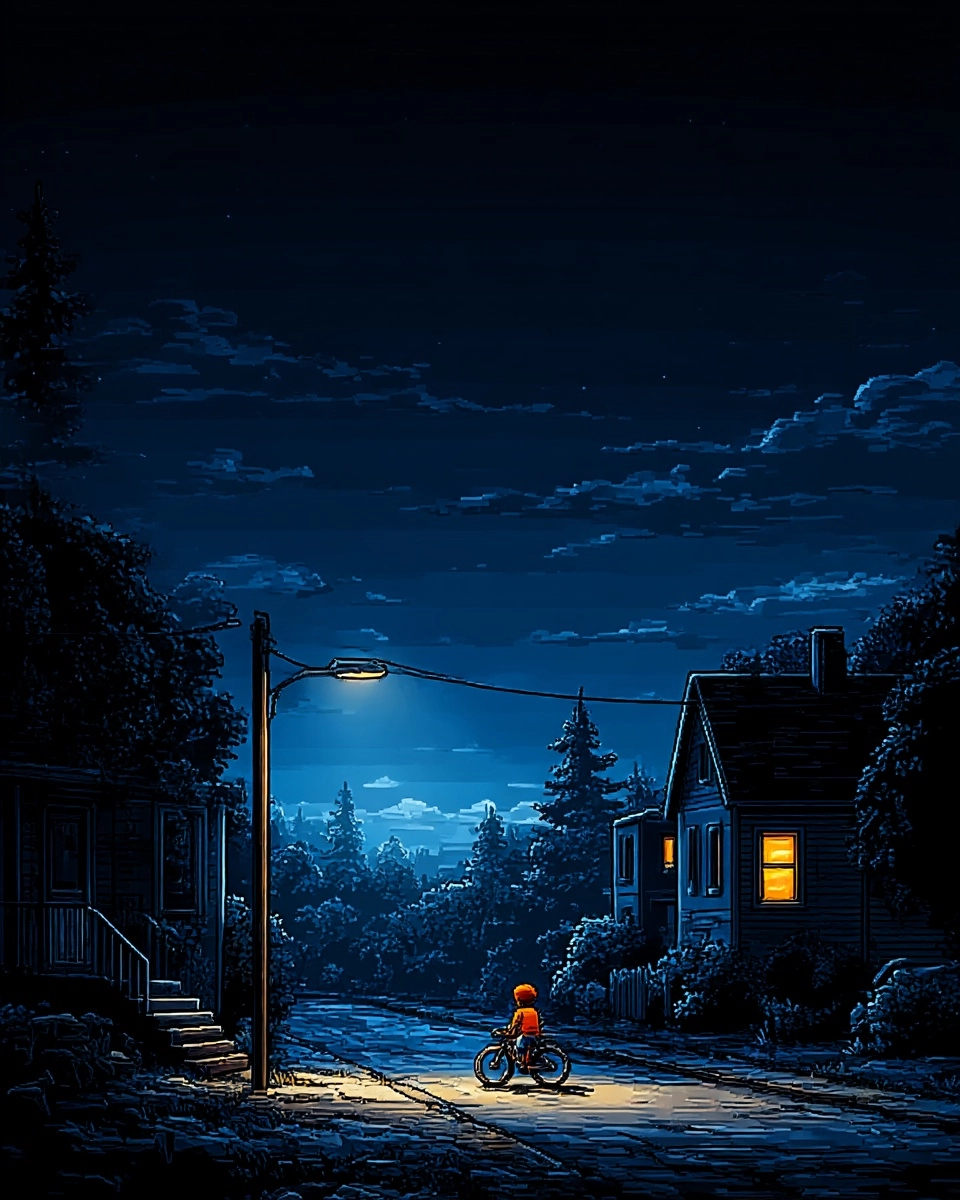 Midjourney SREF 3223 Nocturnal Wanderer — sample image 2
