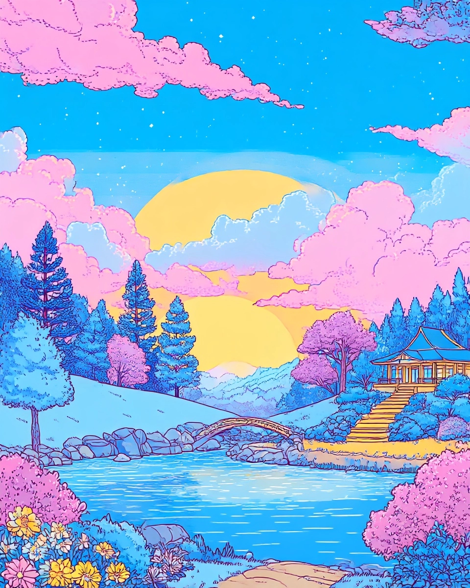 SREF 3245 Neon Dream Sanctuary