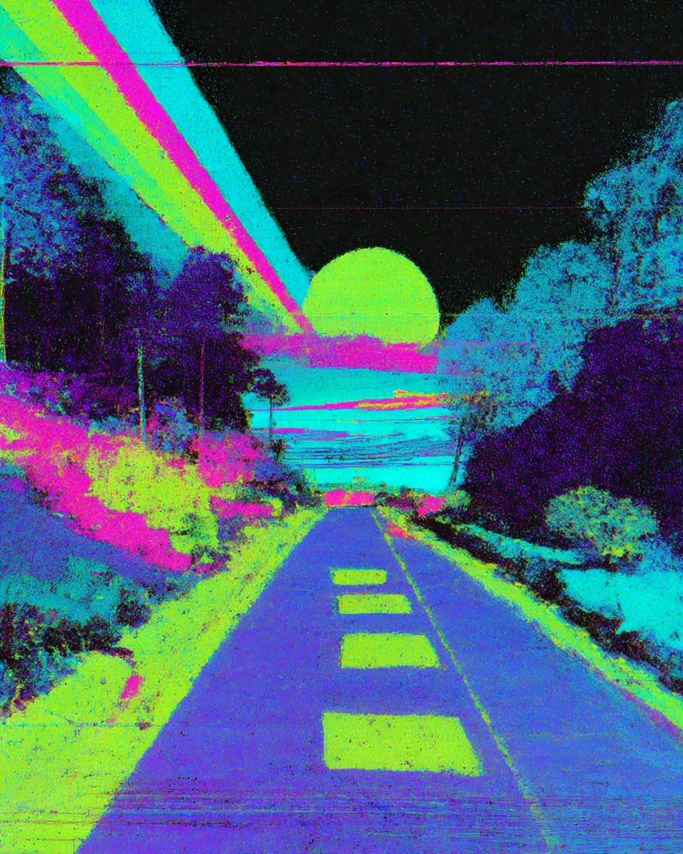 SREF 3268 Neon Horizons